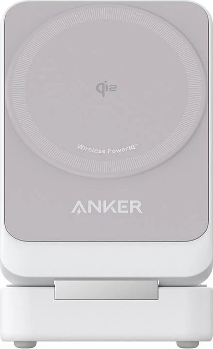 Mbushës induktiv Anker MagGo 3w1, 15W, i bardhë