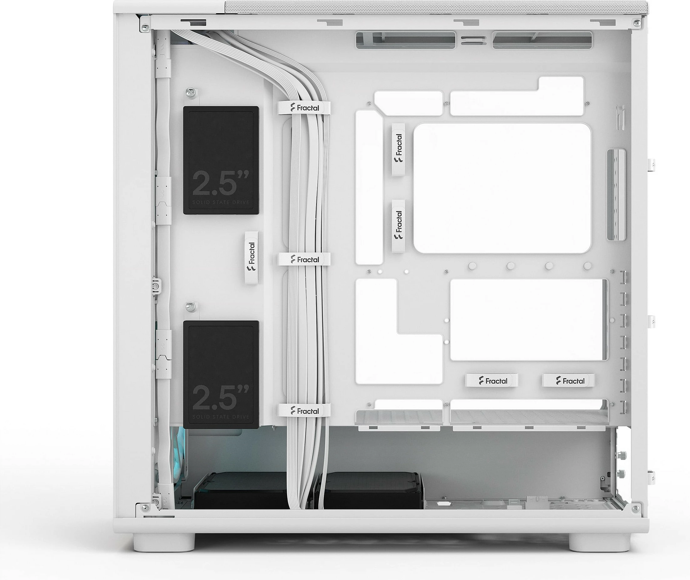 Kasë Fractal Design Epoch XL, Tower, ATX/micro ATX/ITX/E-ATX, RGB, e bardhë