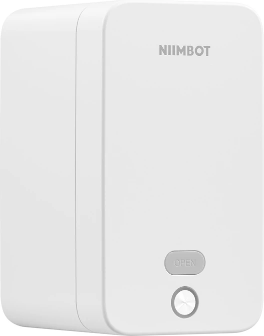 Printer etiketash portativ, NIIMBOT K2, Bluetooth, gjerësi 20–60 mm, rrotull Ø110 mm deri 1300 etiketa, USB-B, i bardhë