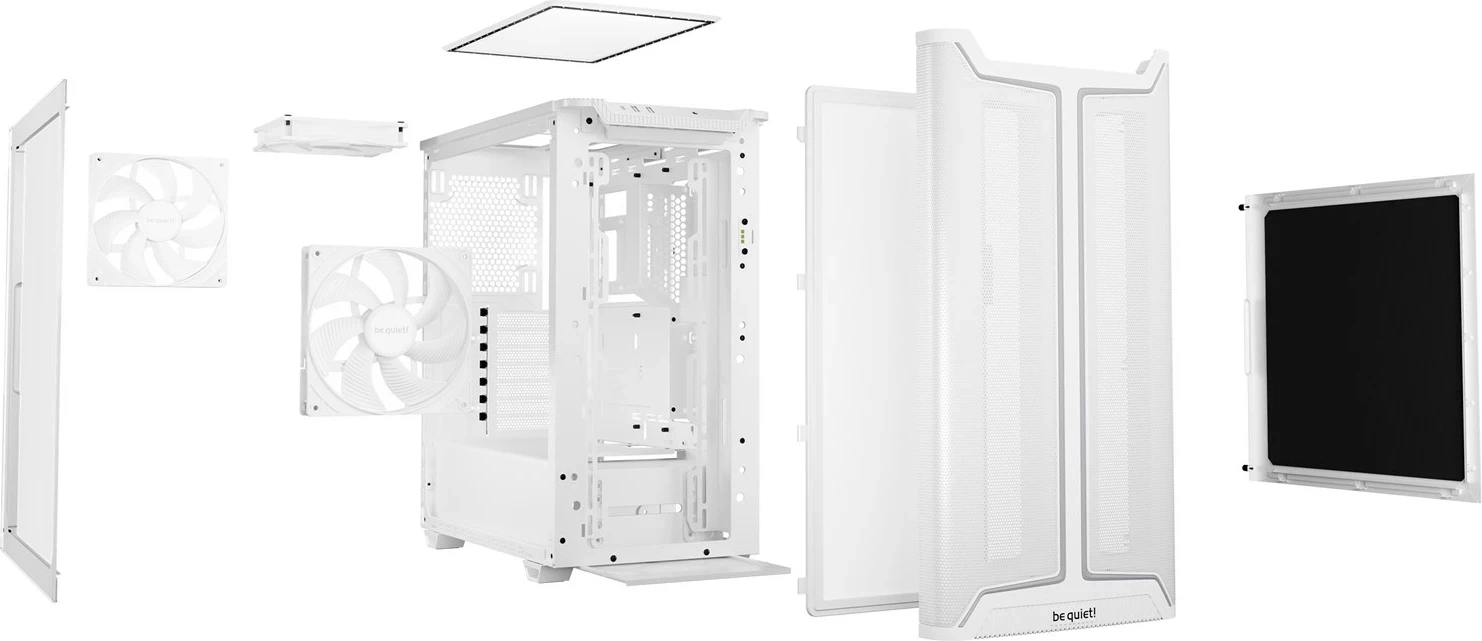 Kasë BE QUIET! Pure Base 501 DX, midi tower, BGW77, e bardhë