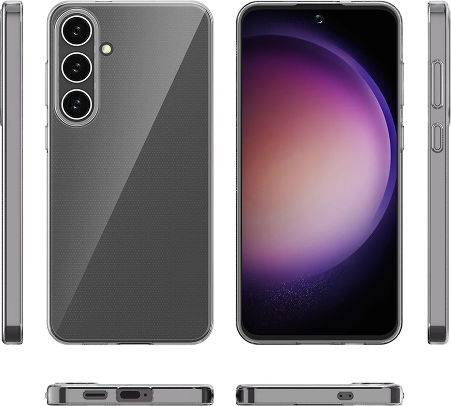 Mbështjellës Hurtel Ultra Clear për Samsung Galaxy S24+, Transparent