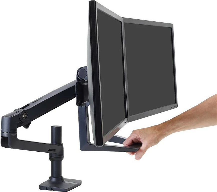 Dorezë Ergotron LX Dual Direct Grip Kit, matte e zezë