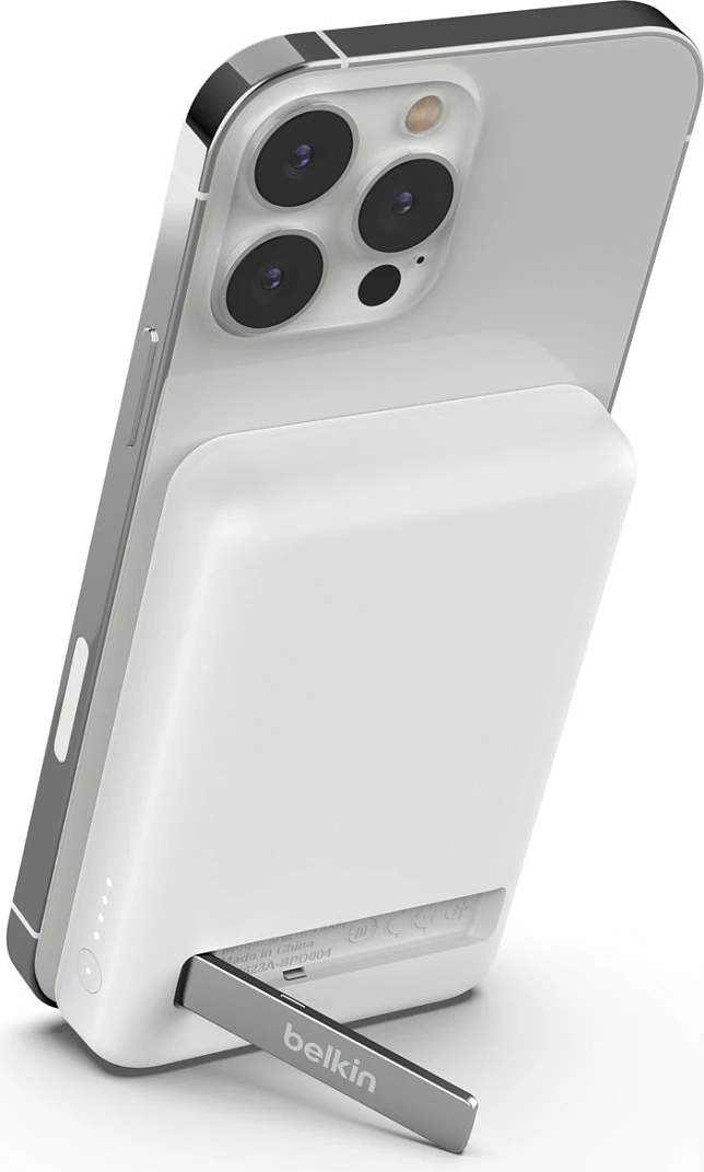Power bank Belkin BoostCharge 5000 mAh, Wireless, Bardhë