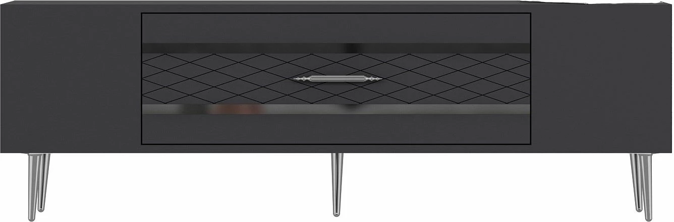 Komodë TV Skye Decor, anthracite, argjend, Dekolp2