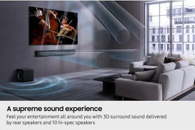 Soundbar Samsung HW-QS750F/EN, e zezë