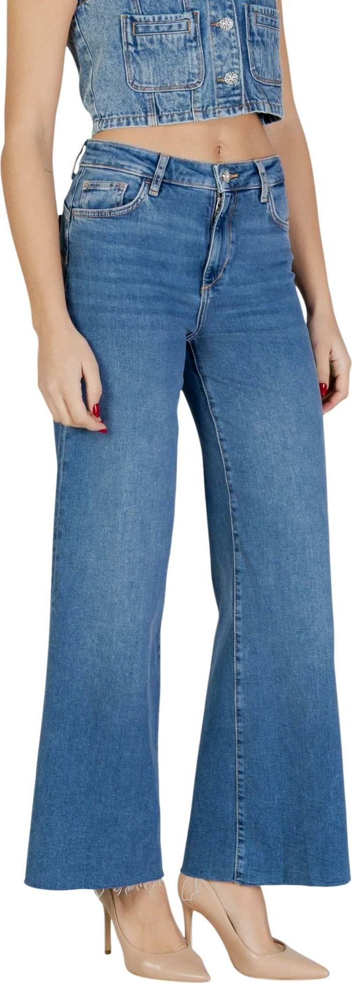 Xhinse për femra Liu Jo B.UP Flare H.W. UA6234 D0310, denim blu e errët [Madhësia: W32]