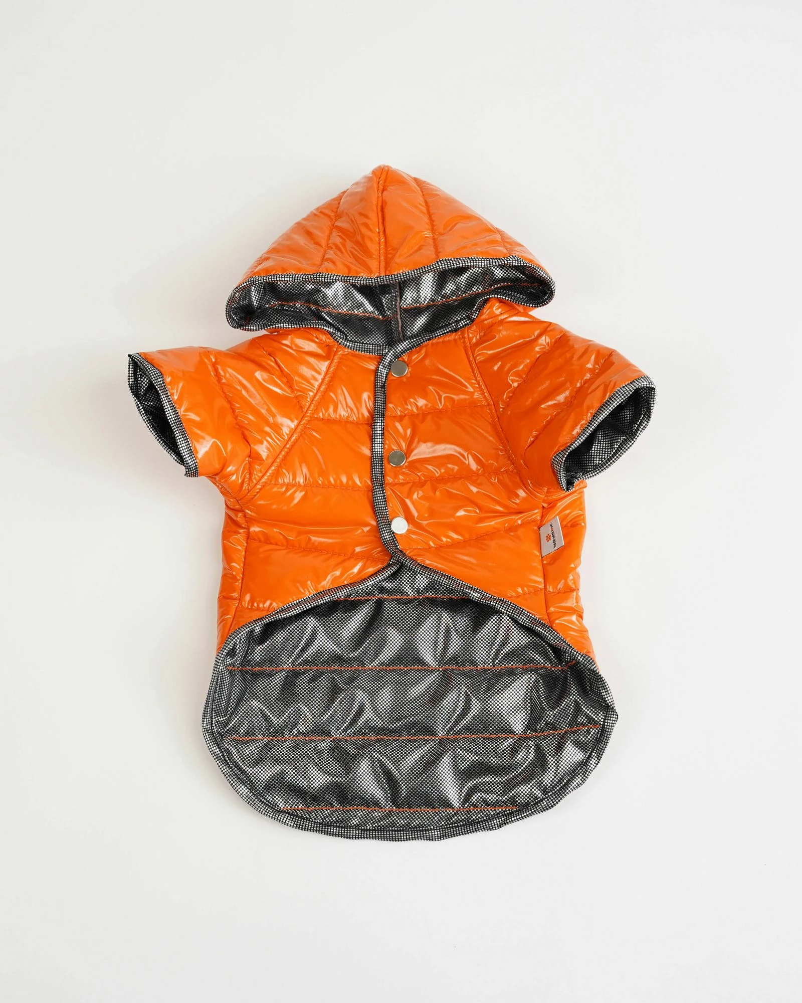 Hoodie për qen, Moncler, portokalli, XXL