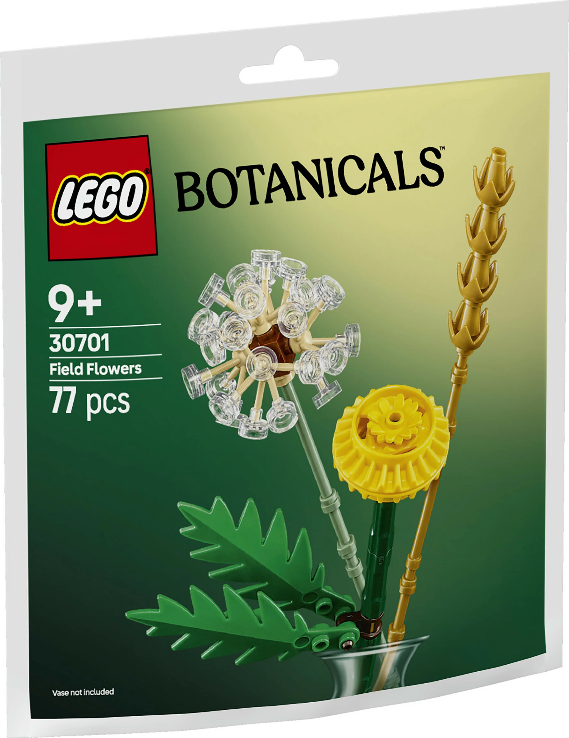 Set ndërtimi LEGO Botanicals Field Flowers 30701, 77 copë, shumëngjyrësh