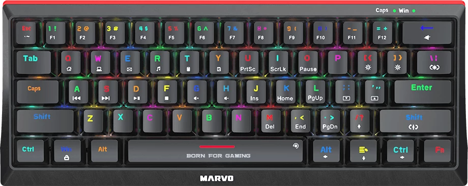 Tastierë MARVO KG962G EN-B
