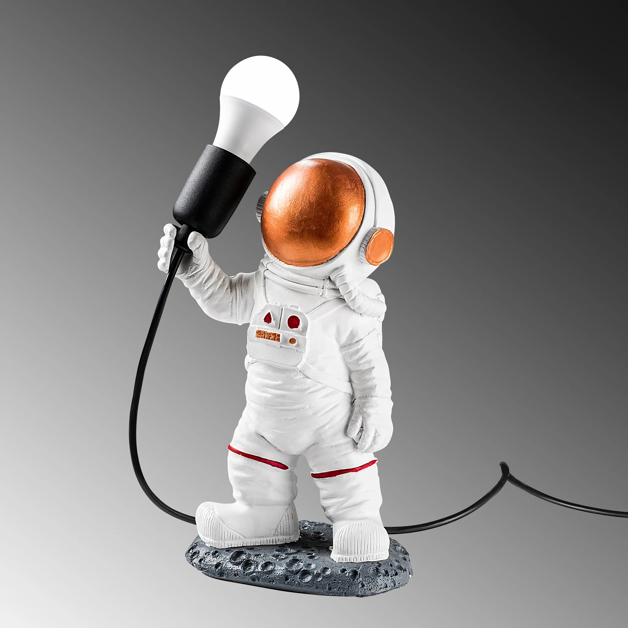 Llambë tavoline astronaut, shumëngjyrëshe, Opviq