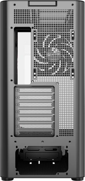Kasë XYZ PC GEAR Quantum X-CS-QUANTUM-B Midi Tower ATX ARGB me xham të temperuar, e zezë