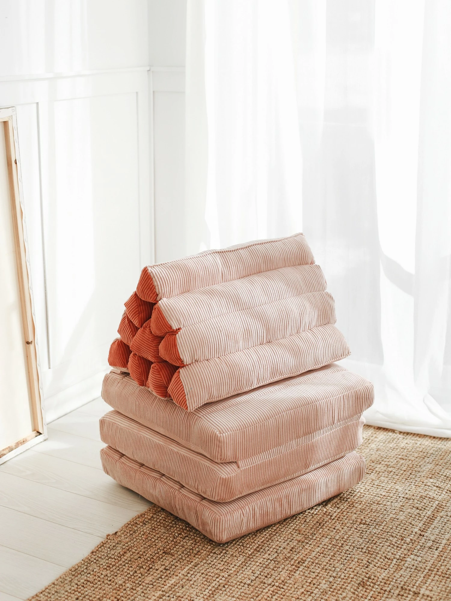 Jastëk i palosshëm Atelier del Sofa Keyf, rozë