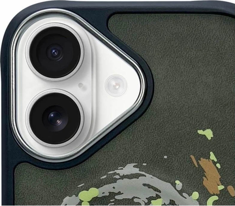 Kapak MagSafe Nimmy Wilk për iPhone 16, gri e errët