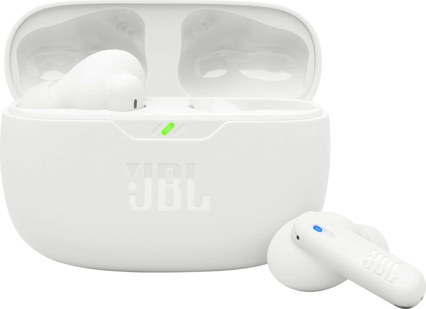 Kufje JBL Wave Beam 2, true wireless, ANC, Bluetooth, deri 40 orë, të bardha