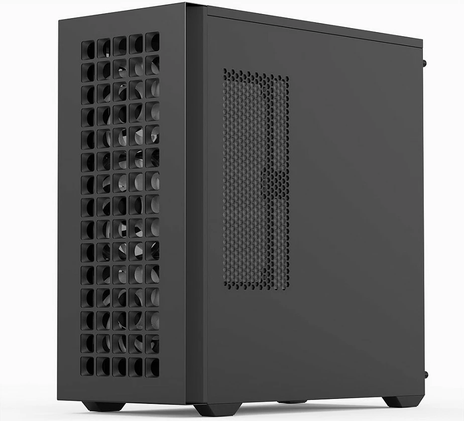 Kasë Aerocool D502A Midi Tower, RGB, e zezë