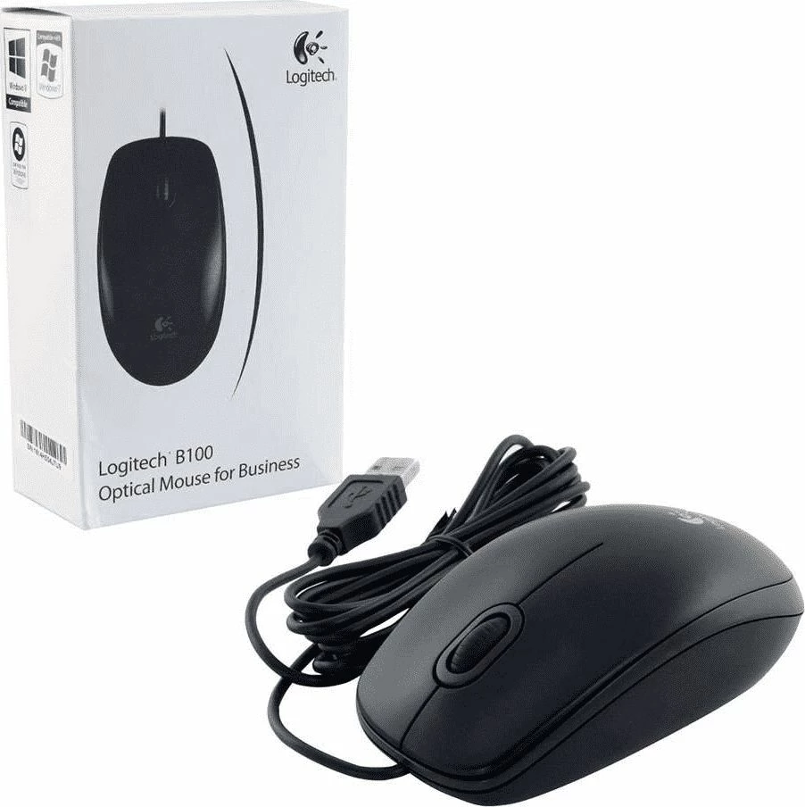 Maus Logitech B100 910-003357 800 DPI USB me kabllo, i zi 4