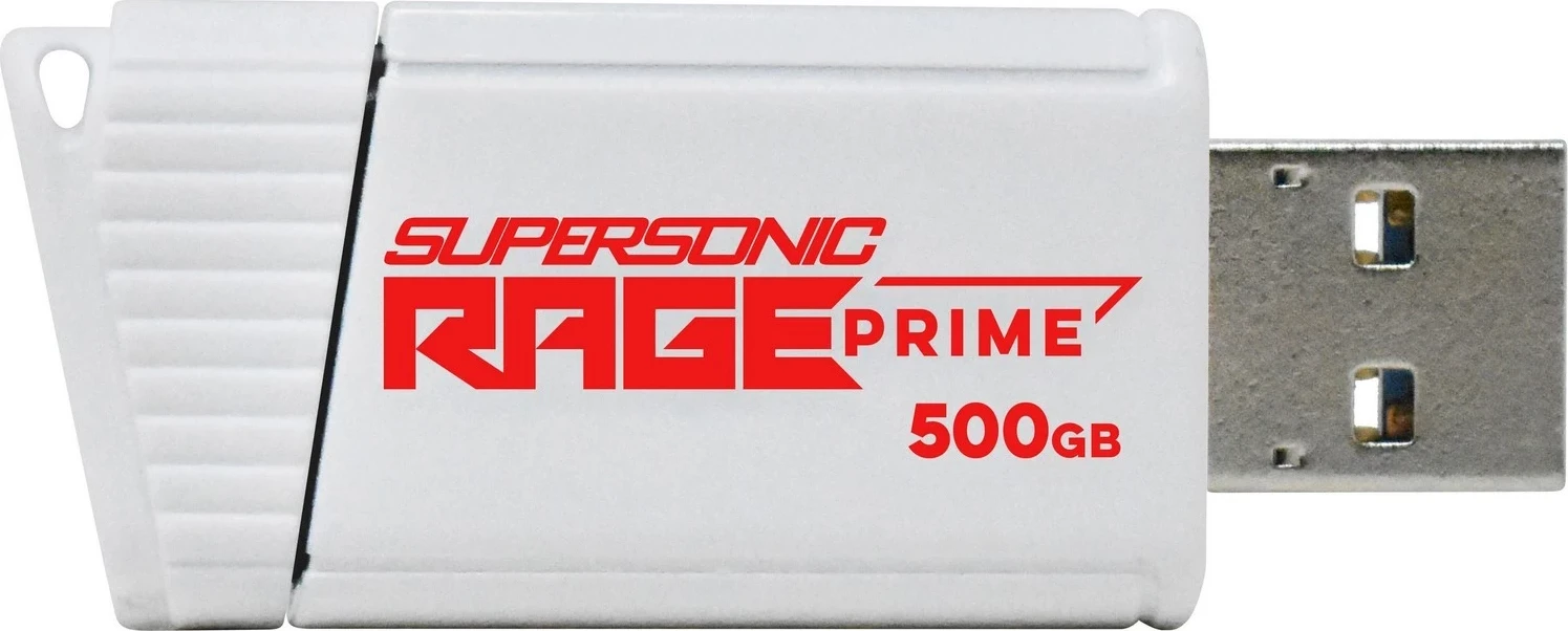 USB Flash Patriot Supersonic Rage Prime, 512GB, e bardhë