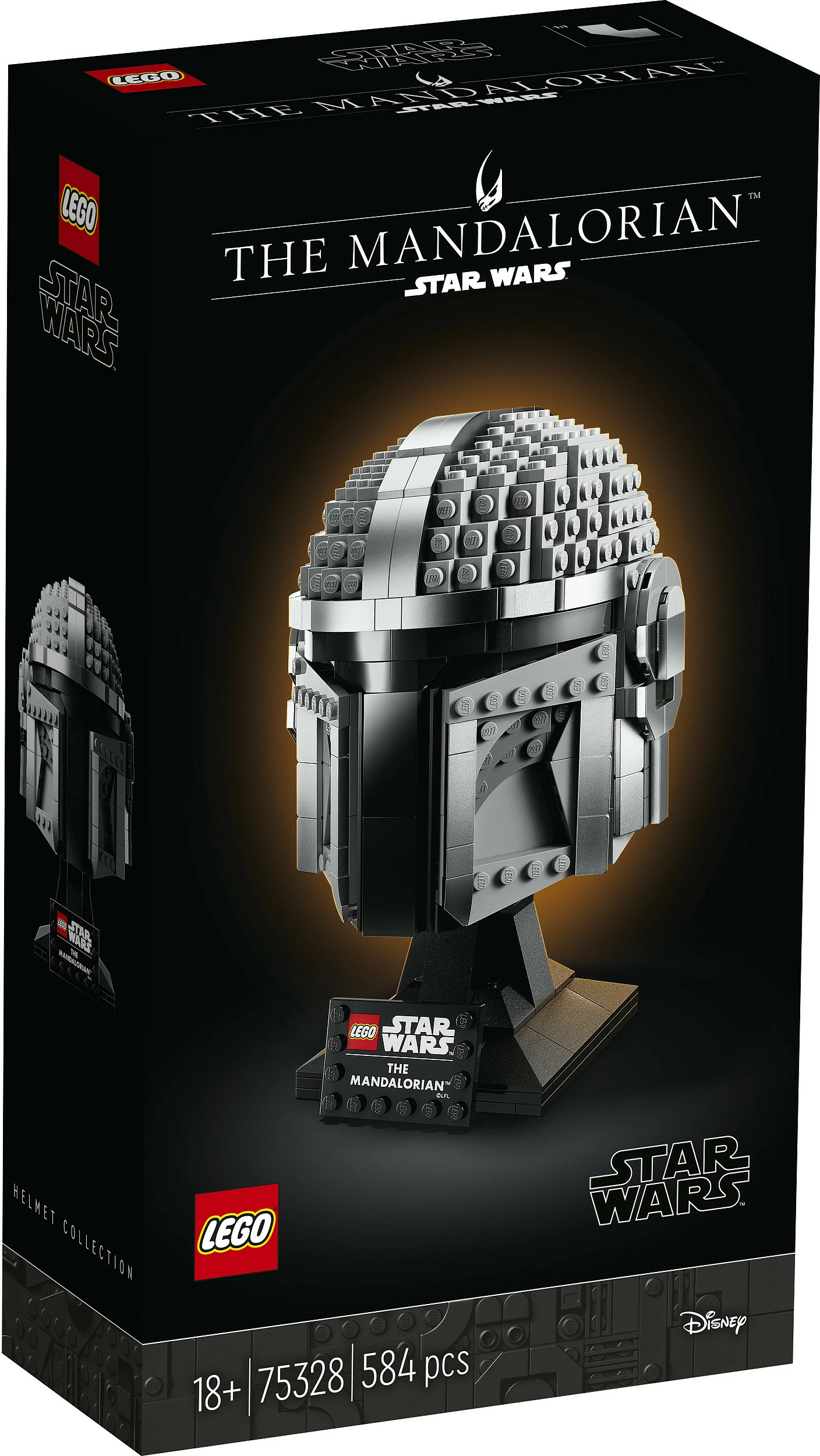 Set ndërtimi LEGO Star Wars The Mandalorian Helmet, 584 pjesë, shumëngjyrësh