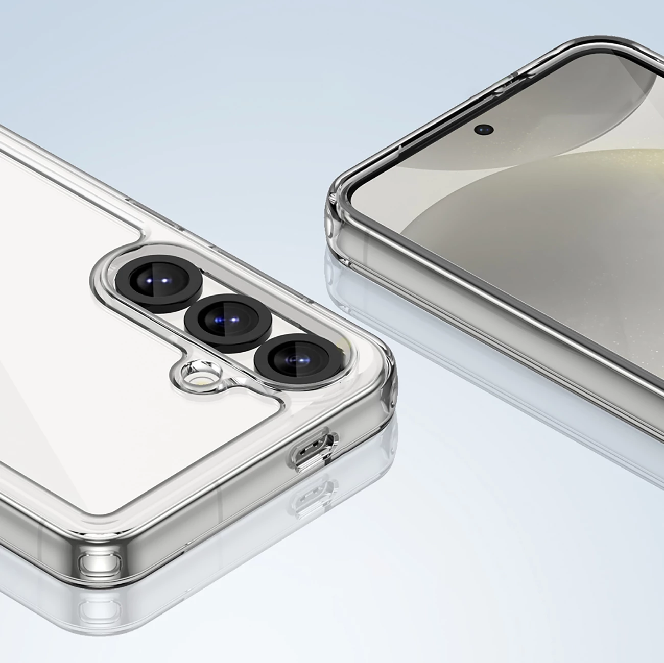 Mbështjellës Hurtel Outer Space Case për Samsung Galaxy S25 Edge, transparent