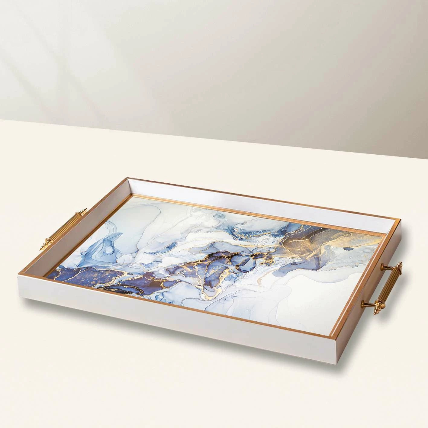 Tabaka prej qelqi Aberto Design, shumëngjyrëshe, TPB10022