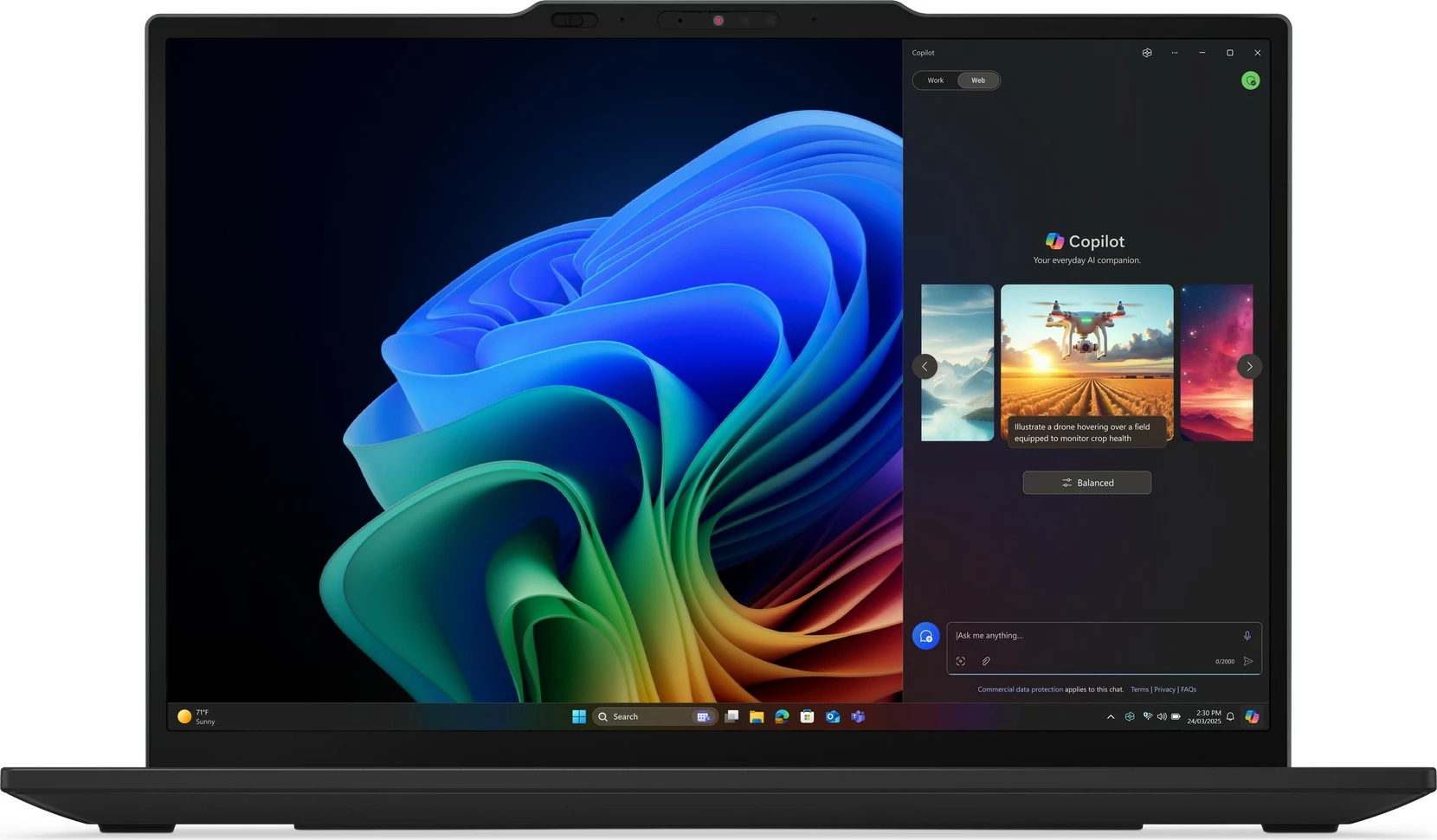 Laptop Lenovo ThinkPad X13 G6, AMD Ryzen 7, 32GB RAM, 1TB SSD, 13.3 inç, 5G, Windows 11 Pro, zi