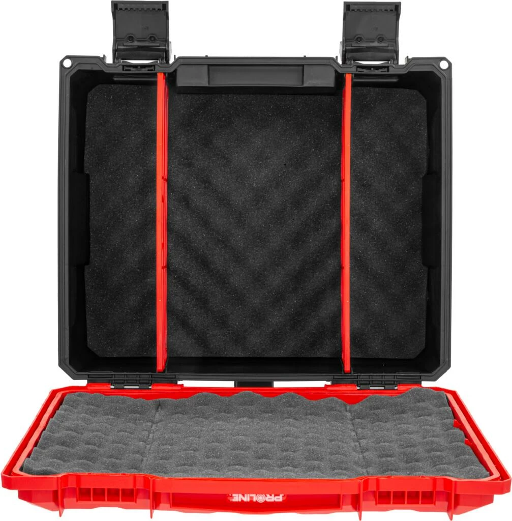 Kuti veglash modulare Proline 35769 45×38×13.5 cm, zezë/kuqe