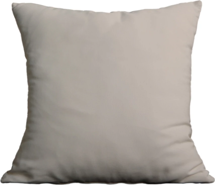 Jastëk dekorativ Acai, kadife, ngjyrë bezhë-dijon-gri, 45x45cm