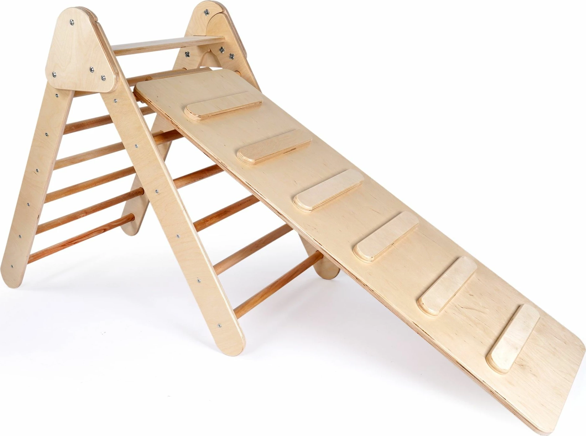 Set ngjitës për fëmijë Pikler, ngjyrë lisi, Skye Decor, BLTYZ-AKTV0148