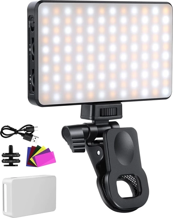 Dritë LED me klips për selfie Neewer BL120B, e zezë