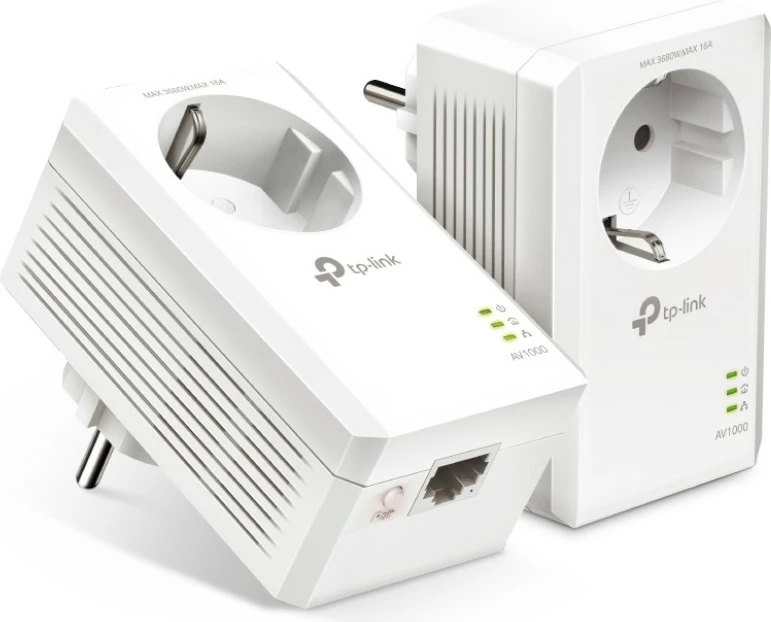 Adapter Powerline TP-Link TL-PA7019P KIT, 1000 Mbit/s, Ethernet Gigabit, i bardhë