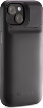Mbështjellës Mophie Juice Pack për iPhone 15 me power bank 2400 mAh, Zagg, zi