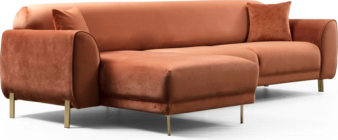 Kënd-sofë krevate Atelier del Sofa, këndi majtas, ngjyrë kanelle (Chl-3R)