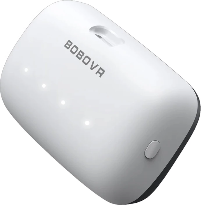 Bateri e jashtme BoboVR B100 10000 mAh për S3 Pro Strap dhe E3 Pro Strap, e bardhë