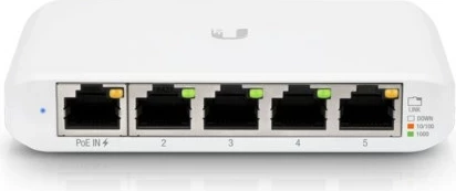 Switch Ubiquiti UniFi USW Flex Mini, EU, Bardhë
