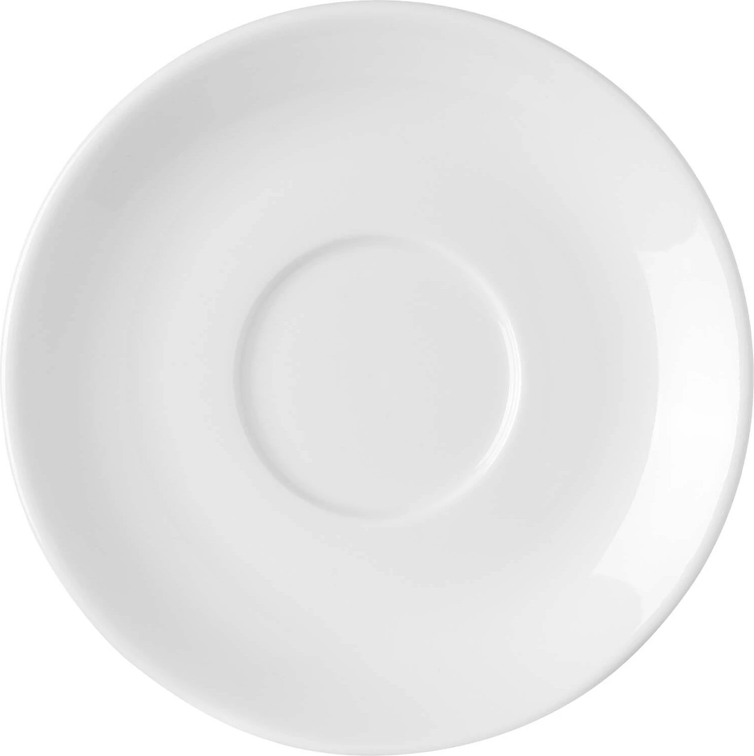 Nënfilxhan porcelani Fine Dine Pure Bianco 163 mm, i bardhë, set 12 copë