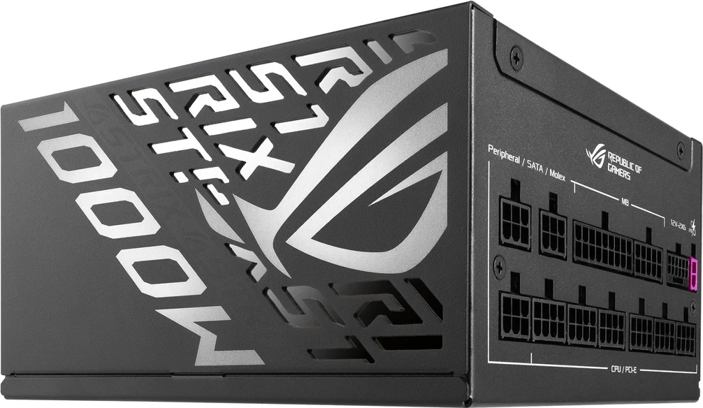 Njësi furnizimi ASUS ROG STRIX-1000P-GAMING, 1000 W, ATX, E zezë, Argjendtë