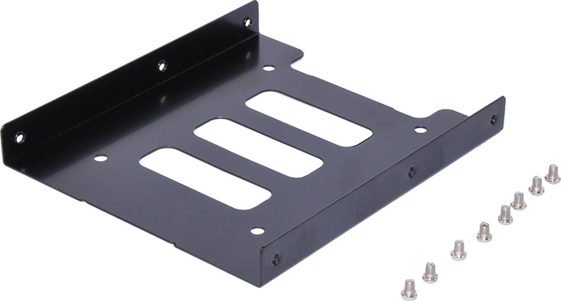 Braket montimi Ultron 377213 për HDD/SSD 2.5"/3.5", metal, i zi