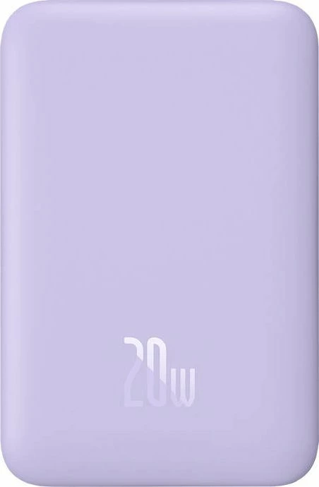 Powerbank Baseus Magnetic Mini 10000mAh 20W PD, karikim magnetik pa kabllo, vjollcë