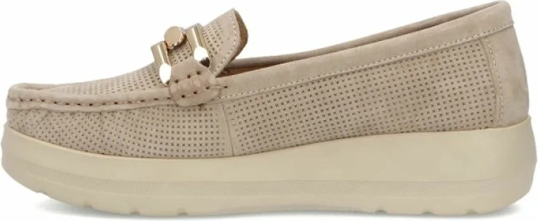 Mokasina platformë Filippo DP7652, bezhë