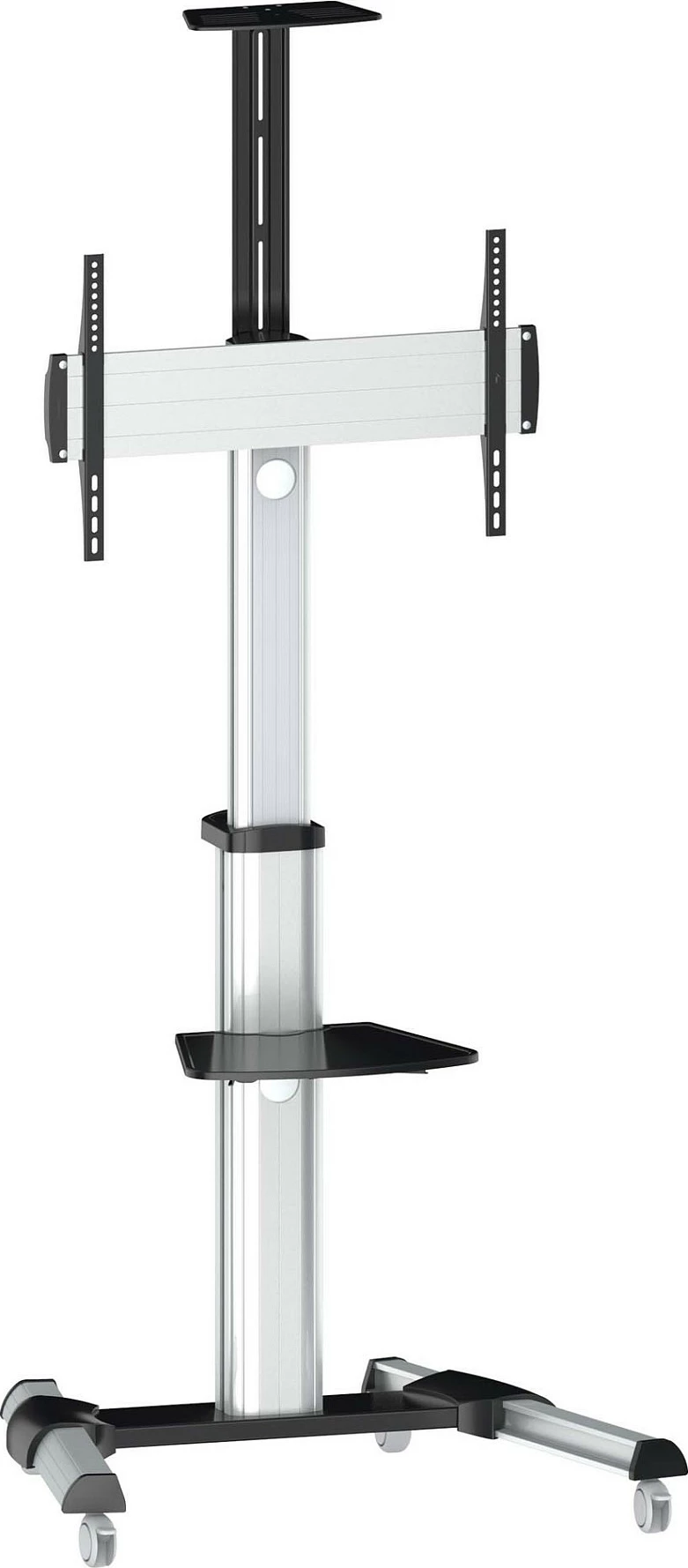 Karrocë TV EQUIP 650602, 37"-70", VESA 200x200-600x400, 50 kg, zi/bardhë