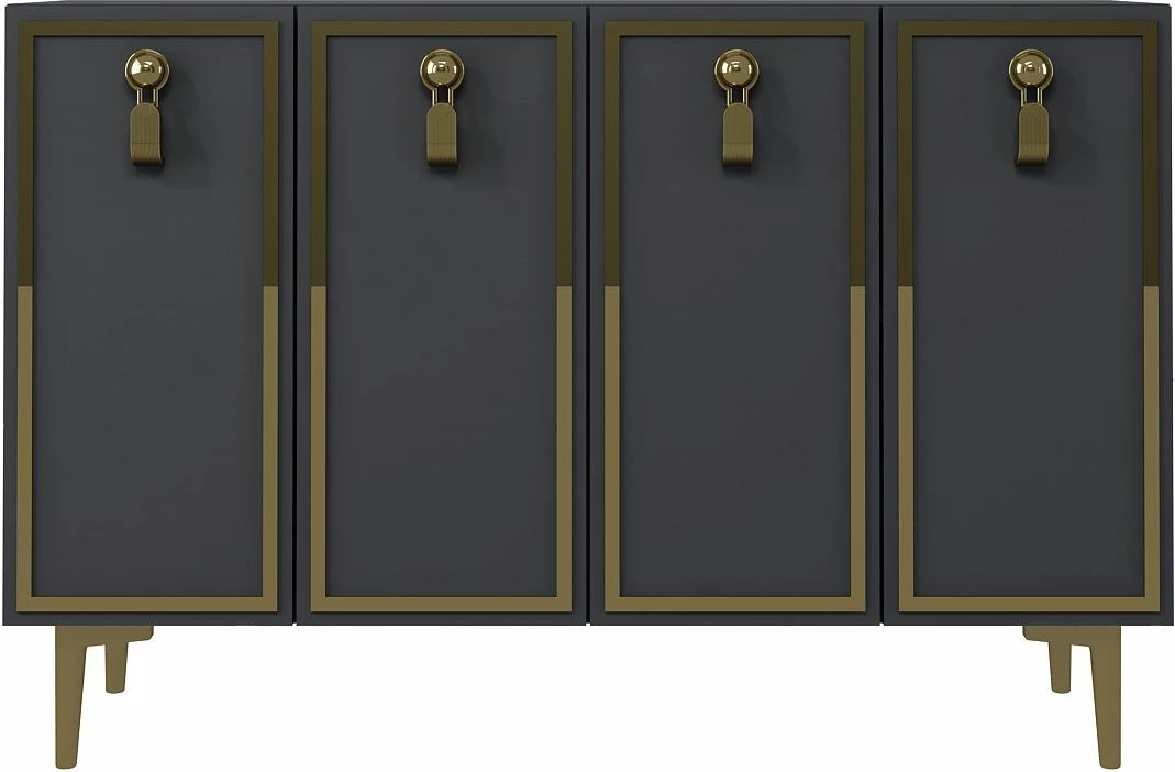 Konsolë Skye Decor, anthracite, gold, 8186KM-64