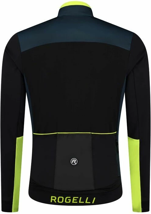Jakne Rogelli unisex, blu e zezë fluo