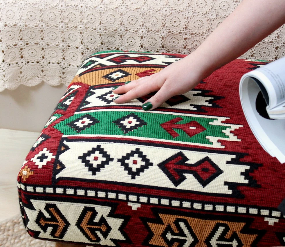 Pouf Atelier del Sofa, Vezir v2, shumëngjyrësh, 91x42x46cm