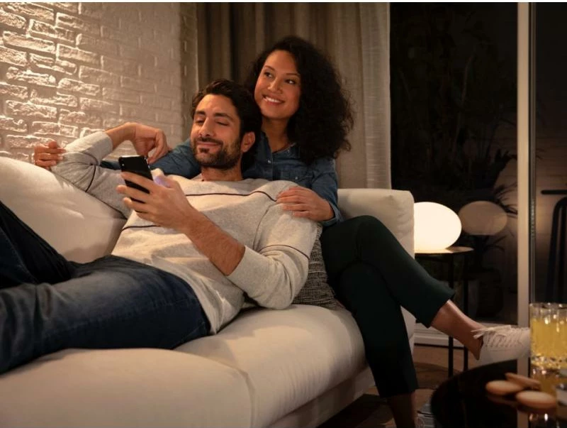 Llambë LED spot, Philips Hue White Ambiance 929003666703, GU10 400 lm, set 3-copësh