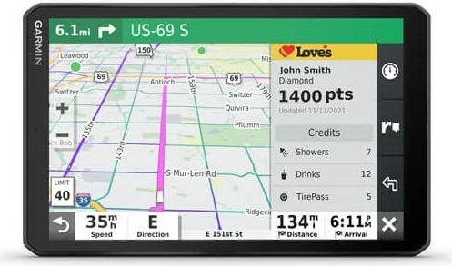 Navigacion Garmin DEZL LGV810, 32GB, 9", i zi
