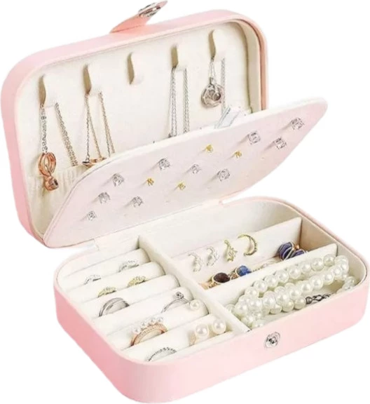 Kutia për bizhuteri Ecarla PD160R për femra rozë, 1 copë
