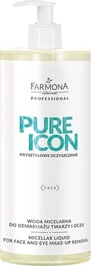 Ujë micelar për heqje make-up-i Farmona Professional Pure Icon për femra 500ml