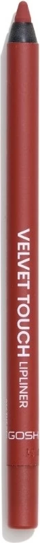 Laps për buzë Gosh Velvet Touch Lip Liner Waterproof 016 The Red për femra, 1.2g