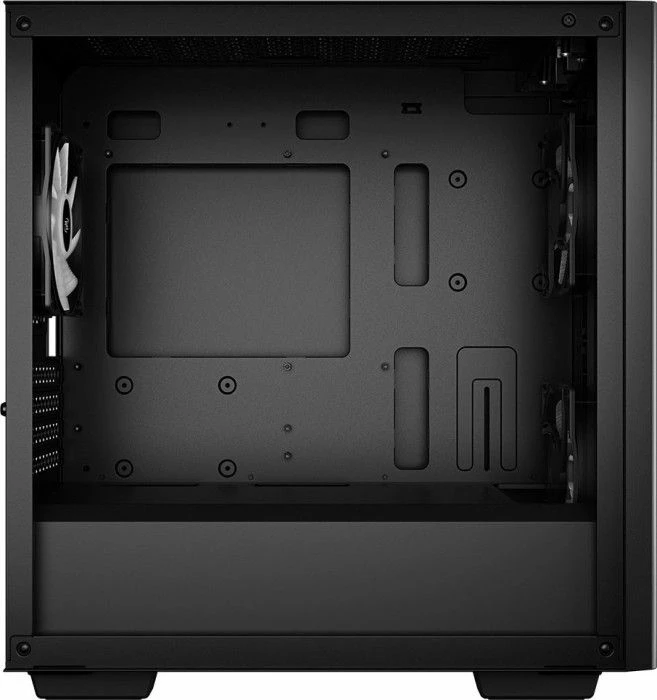 Kasë Deepcool MATREXX 40 3FS ARGB (DP-MATX-MATREXX40-3F) Micro-ATX Mini Tower, 3 ventilatorë 120 mm, xham i temperuar, e zezë