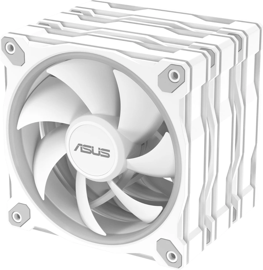 Ventilator ftohës ASUS Prime MR120 ARGB 120mm 28mm PWM 3x (3in1), bardhë